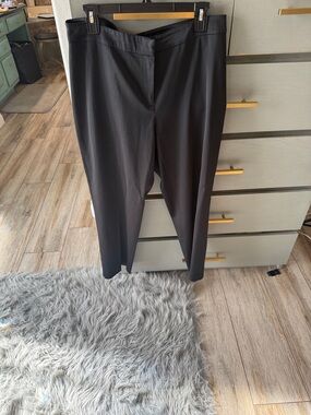 Eileen Fisher Black Tailored Trouser Pants